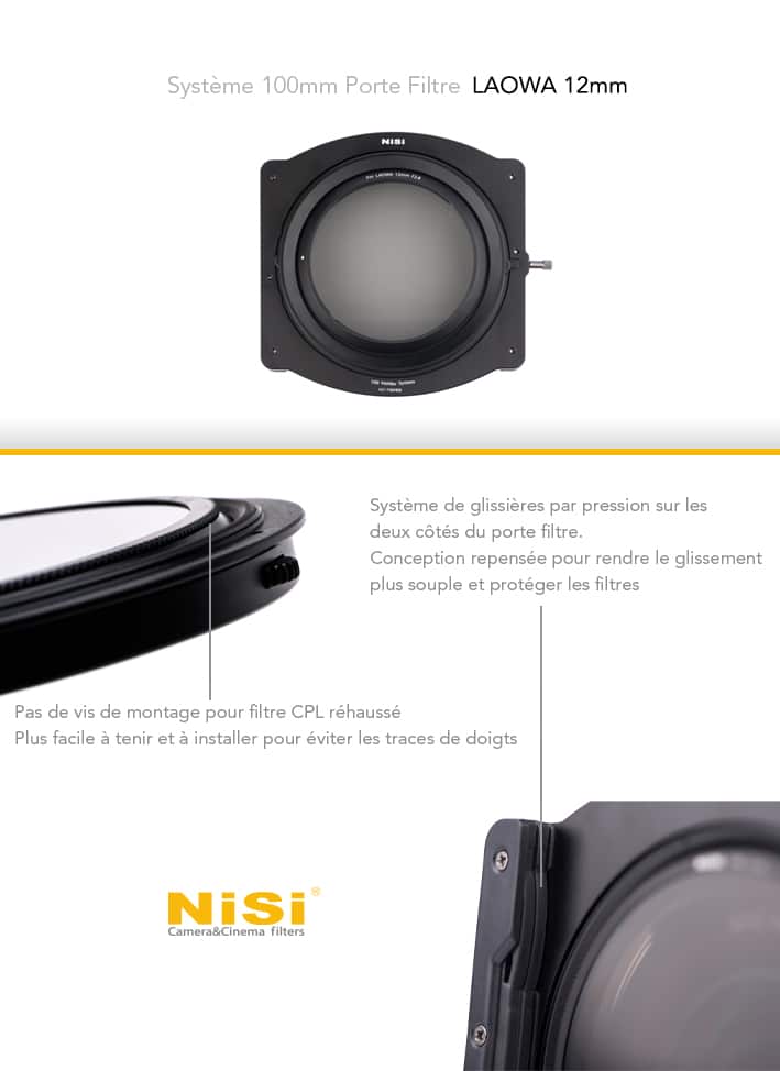 Porte filtre LAOWA 12mm – Système 100mm