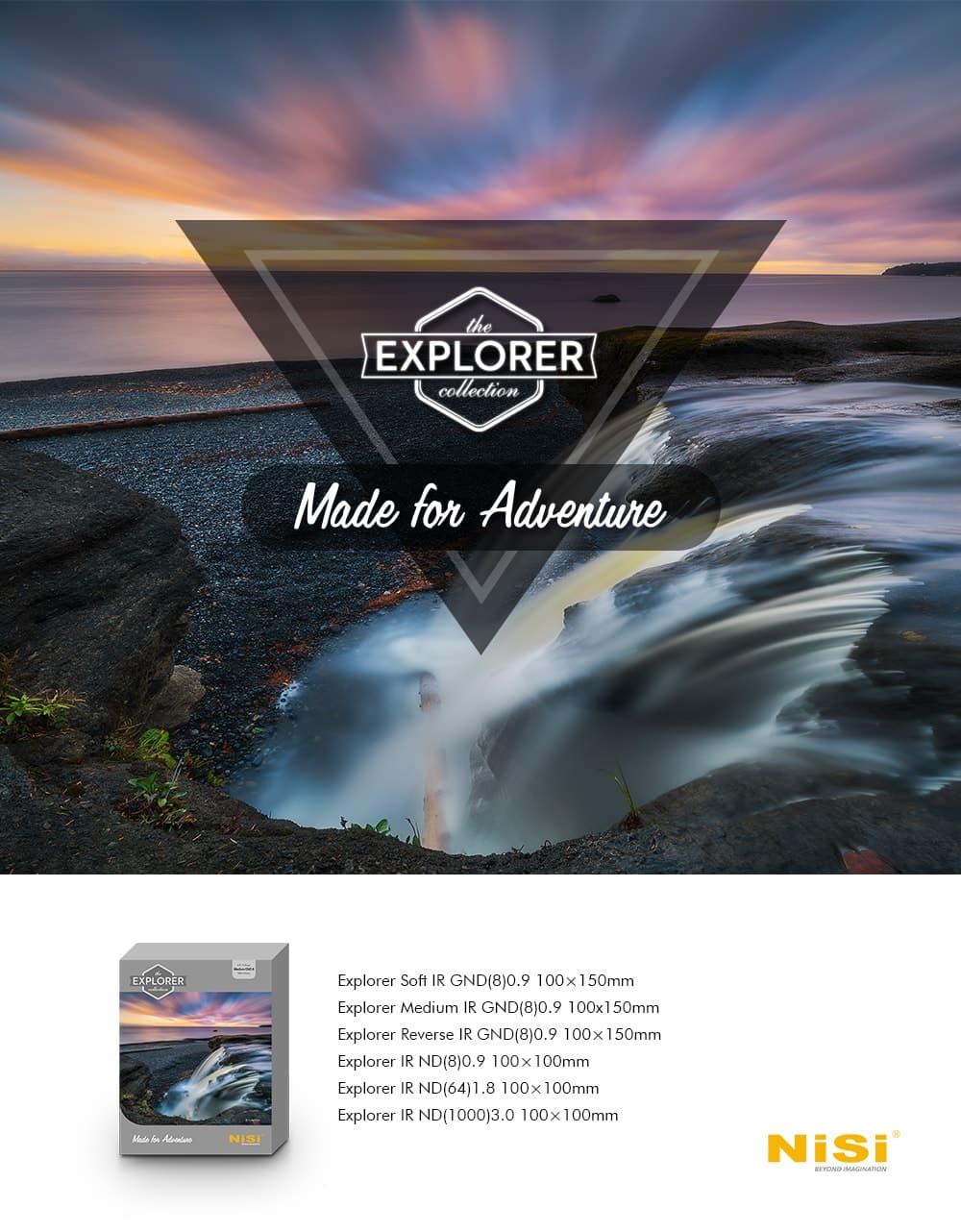 Visuel Filtres NiSi Collection Explorer