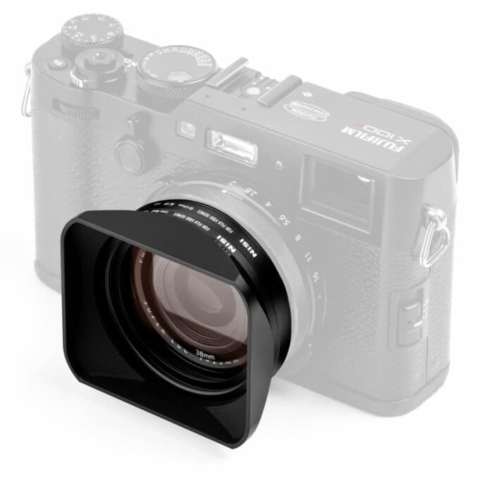 Filtre NiSi UV NC série X100 avec adaptateur 49mm + Pare-soleil en métal et capuchon d'objectif pour Fujifilm X100/X100S/X100F/X100T/X100V/X100VI – Image 3