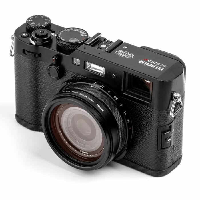 Filtre NiSi UV NC série X100 avec adaptateur 49mm + Pare-soleil en métal et capuchon d'objectif pour Fujifilm X100/X100S/X100F/X100T/X100V/X100VI – Image 5