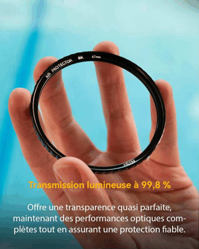 Filtre NiSi Pro Nano Air Protector - Transmission lumineuse maximale de 99,8 % - Compatible image 8K – Image 5