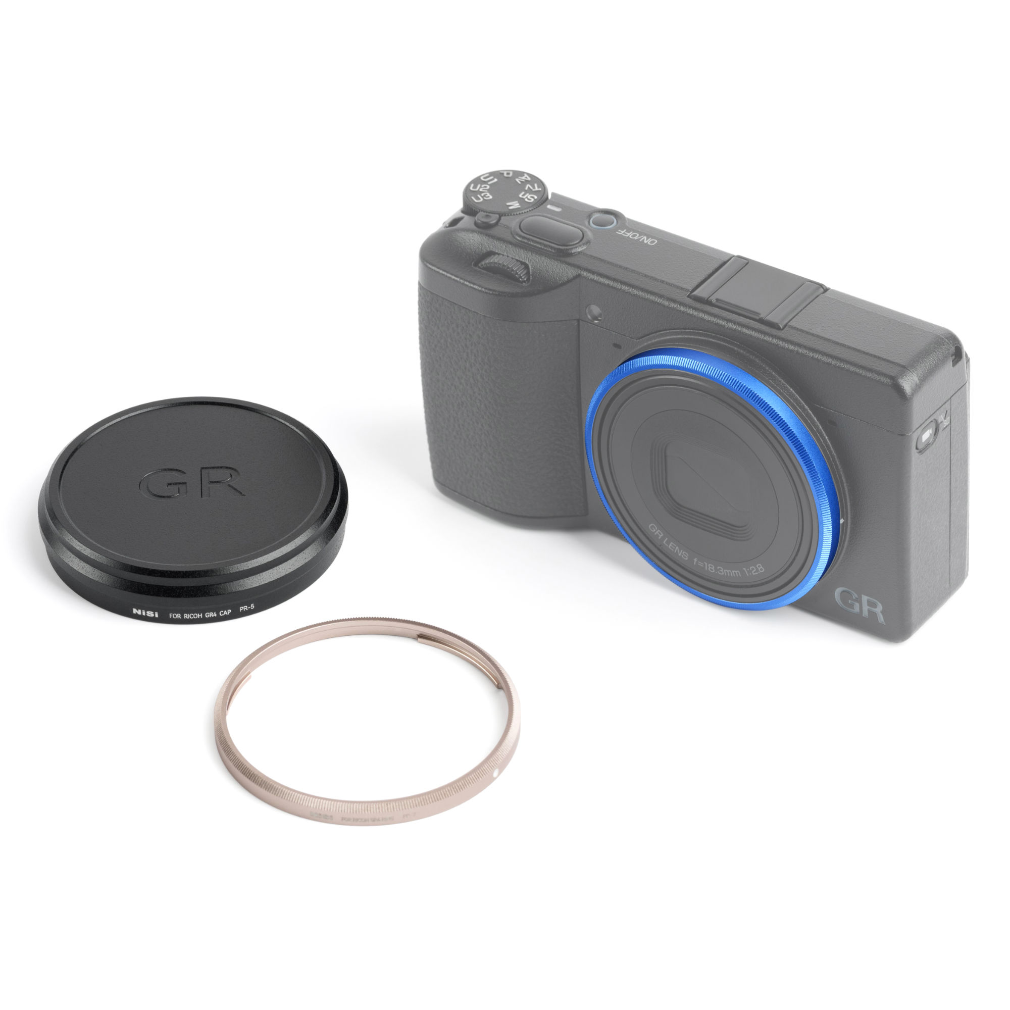Kit NiSi pour Ricoh GR IV (2 bagues + Bouchon d’objectif)