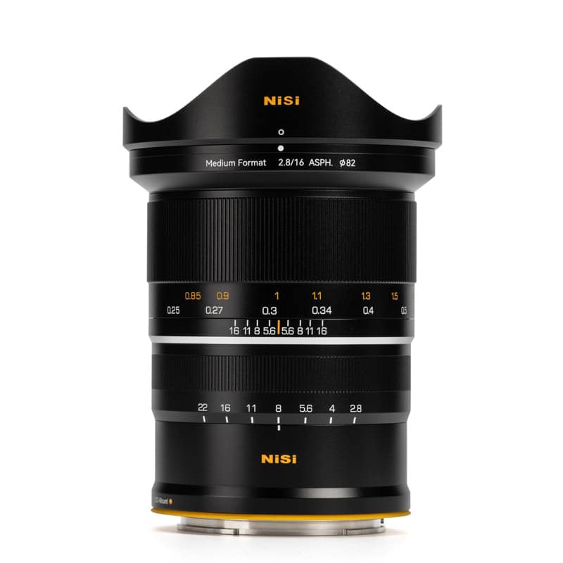 Objectif Grand Angle NiSi 16mm F2.8 ASPH - Moyen Format - Monture XCD Hasselblad